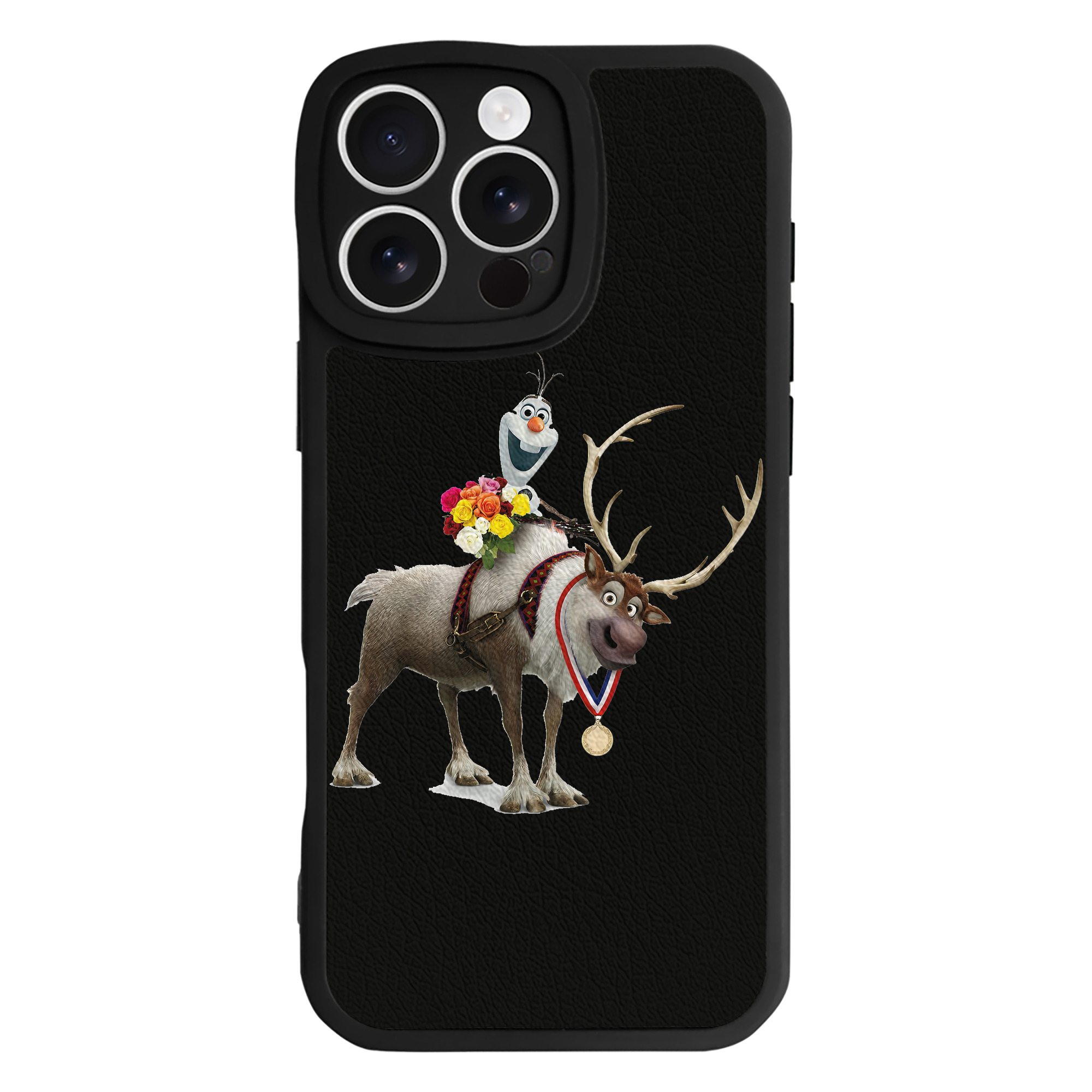 （画像用） アナと雪の女王 アンナ エルサ Frozen Anna Elsa 【iPhone 16シリーズ対応】シリコンスマホケース（レザー調） 材質：シリコン
